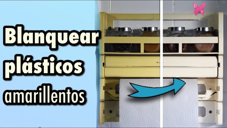 blanquear plastico