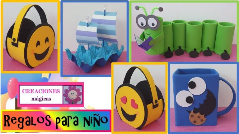 como hacer manualidades para regalar a ninos ideas creativas