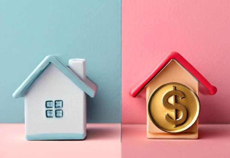 comparativa de casas con etiquetas de valor