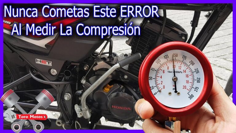 cuanta compresion debe tener un motor de moto