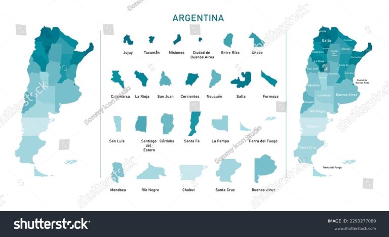 Cuáles son las provincias argentinas ordenadas por su superficie 26 mapa de argentina con provincias destacadas