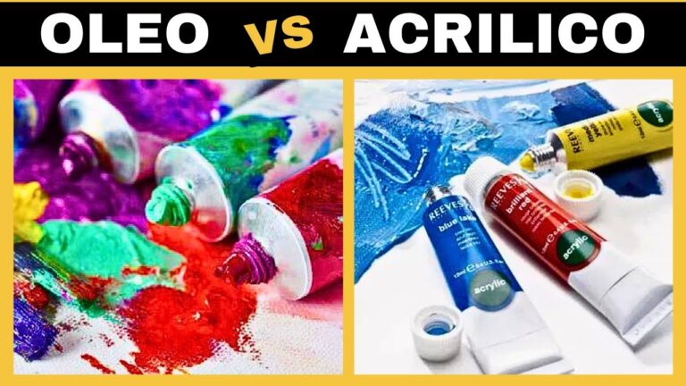 oleo acrilico